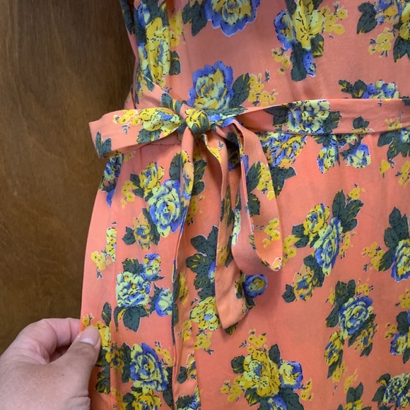 KIT & SKY WRAP DRESS SUMMER FLOWERS SZ XL - Picture 4 of 8